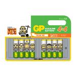 GP 03015ADHC8MINIONS Alkaline Batterij AA-Promotional Blister