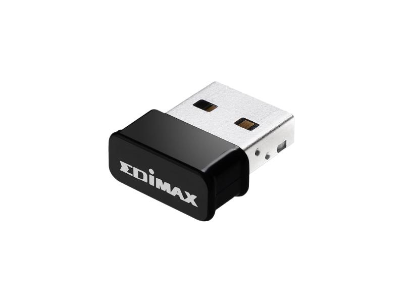 Edimax EW-7822ULC Draadloze USB-Adapter AC1200 2.4/5 GHz (Dual Band) Wi-Fi Zwart/Aluminium