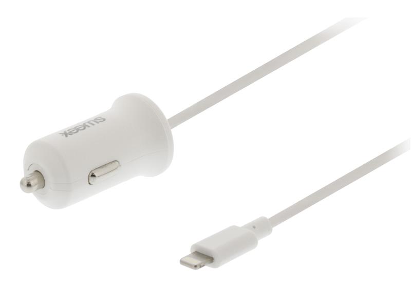 Sweex CH-009WH Autolader 2.4 A Apple Lightning Wit