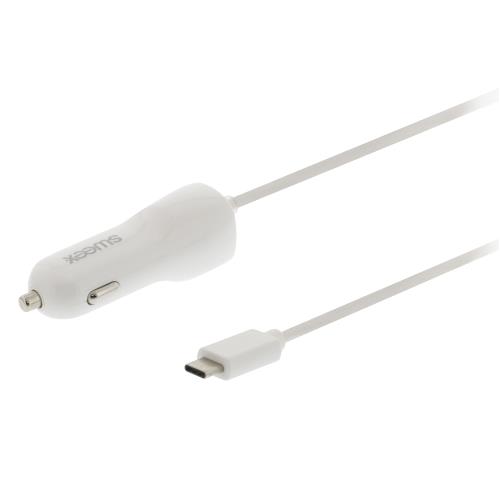 Sweex CH-010WH Autolader 1 3.0 A USB-C Wit