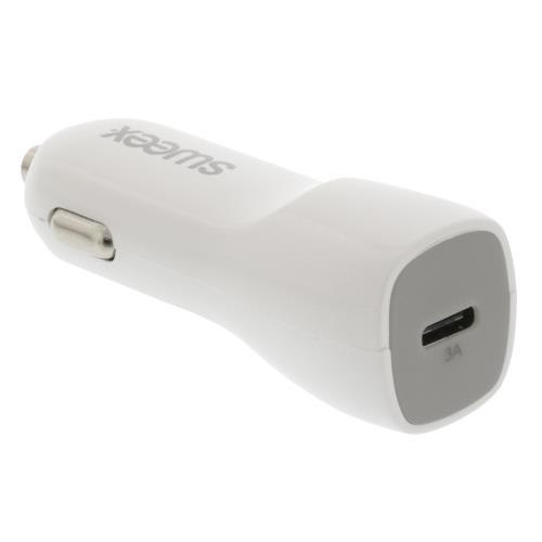 Sweex CH-013WH Autolader 1 3.0 A USB-C Wit