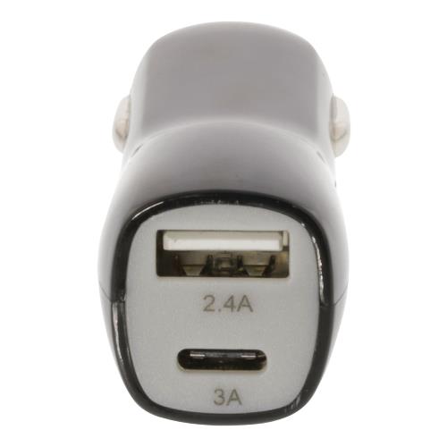 Sweex CH-014BL Autolader 2 3.4 A USB / USB-C Zwart