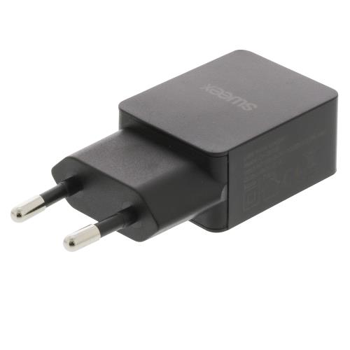 Sweex CH-001BL Lader 1 - Uitgang 2.1 A USB Zwart