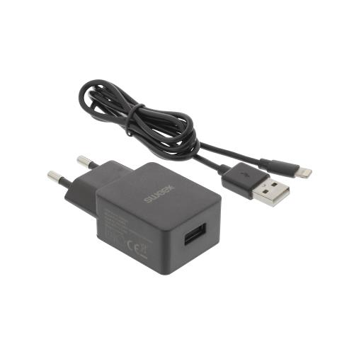 Sweex CH-004BL Lader 1 - Uitgang USB Zwart
