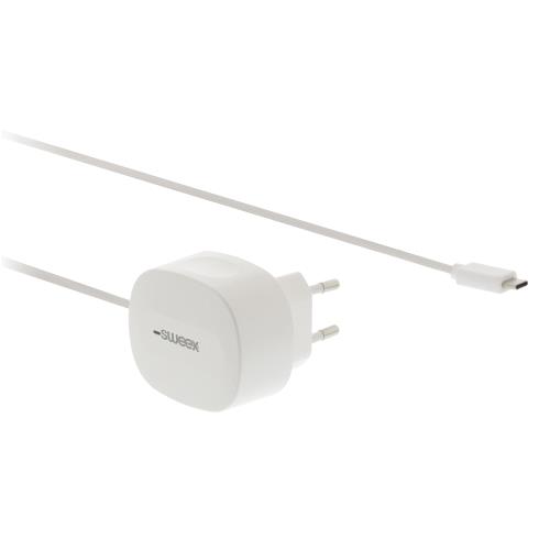 Sweex CH-005WH Lader 1 - Uitgang USB-C Wit