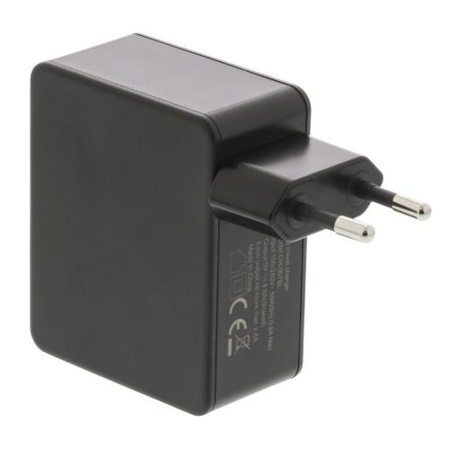 Sweex CH-007BL Lader 4 4.8 A USB Zwart
