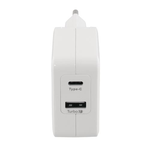 Sweex CH-015WH Lader 2 - Uitgangen 4.8 A USB / USB-C Wit