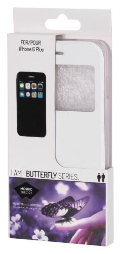 Mosaic Theory MTIA55-003WHT BUTTERFLY Case iPhone 6 Plus White