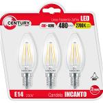 Century BOX3INM1-041427 Retro LED-Filamentlamp E14 4 W 480 lm 2700 K
