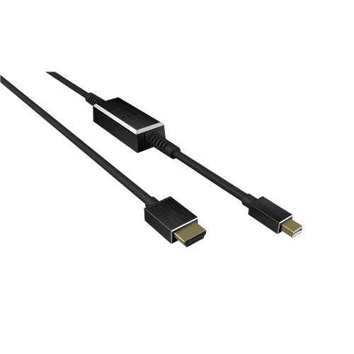 ICY BOX IB-AC548 Mini-DisplayPort-Adapter DisplayPort 1.2 / HDMI - DisplayPort 1.2 / HDMI Zwart