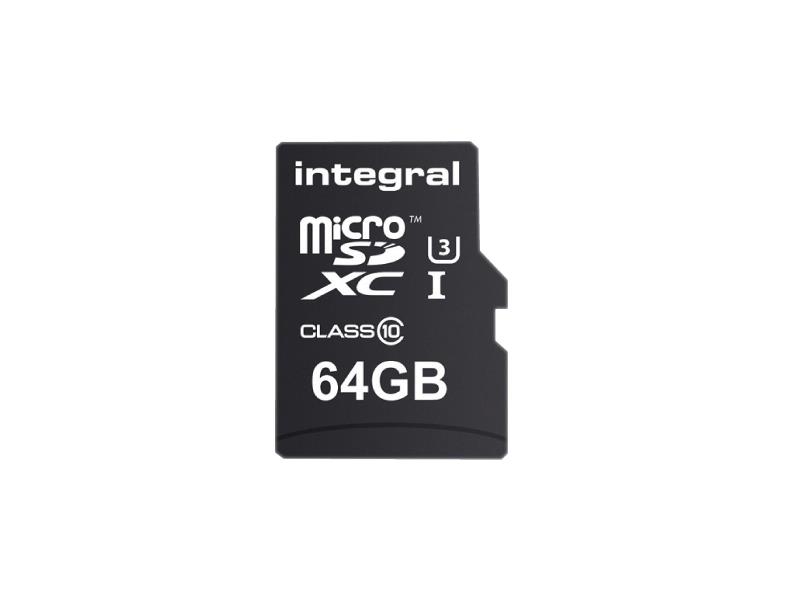 Integral INMSDX64G10-9590-4K SDHC Geheugenkaart UHS-I 64 GB