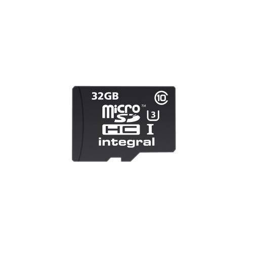 Integral INSDH32G10-9590-4K SDHC Geheugenkaart 10 / U3 / UHS-I 32 GB