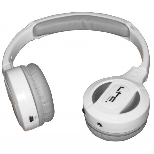 LTC Audio Hdj100bt-wh draadloze bluetooth hoofdtelefoon - wit