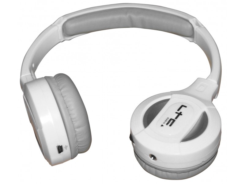 LTC Audio Hdj100bt-wh draadloze bluetooth hoofdtelefoon - wit