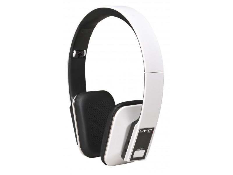 LTC Audio Hdj150bt-wh draadloze opvouwbare bluetooth hoofdtelefoon