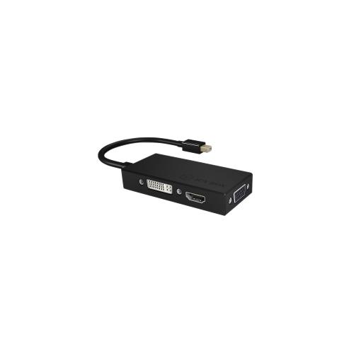 ICY BOX IB-AC1032 DisplayPort Adapter Mini-DisplayPort - HDMI / DVI-D / VGA Zwart