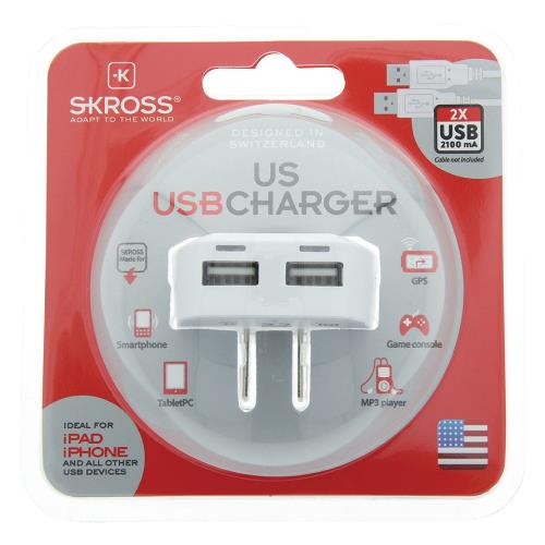 Skross 1302730 Reisadapter USA USB Ongeaard