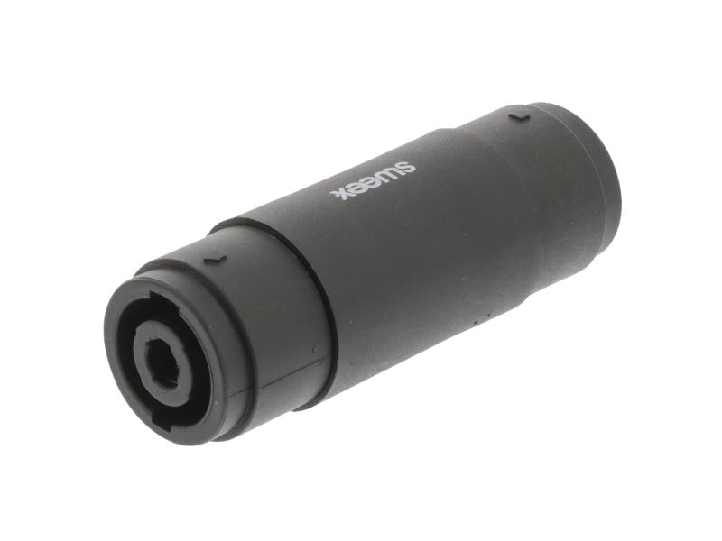 Sweex SWOP16910B Mono-Audio-Adapter Speaker 4-Pins Male - Speaker 4-Pins Male Zwart