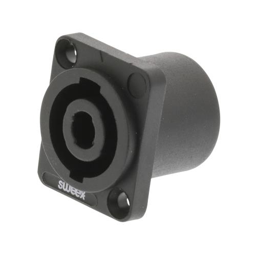 Sweex SWOP16902B Connector Speaker 4-Pin ABS Kunststof Zwart