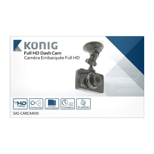 König SAS-CARCAM30 2.4 " Dashboard-Camera 1920x1080 @ 30fps