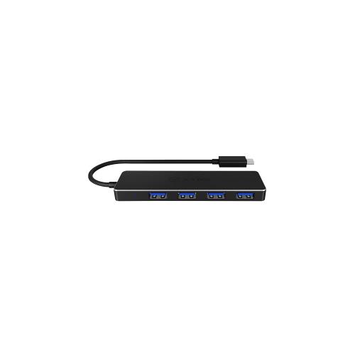 ICY BOX IB-HUB1410-C3 4 Poorten Hub USB 3.0 Zwart