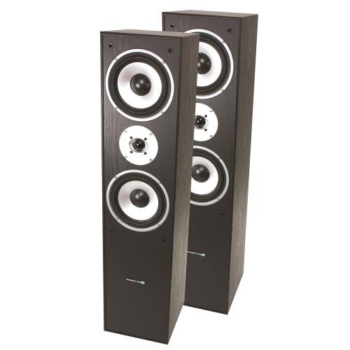 LTC Audio L766-BL 3-weg hifi bass reflex luidsprekers 350w - zwart (0)