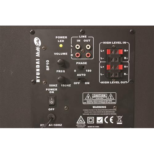 LTC Audio SF10BL Actieve subwoofer 25cm/120w - zwart (2)