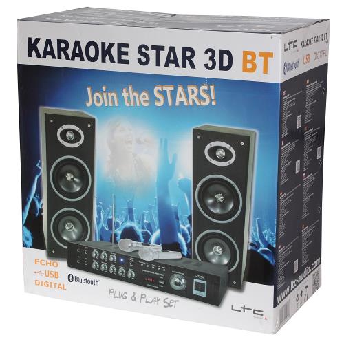 LTC Audio KARAOKE-STAR3-BT Karaoke set met digitaaldisplay + bluetooth (2)