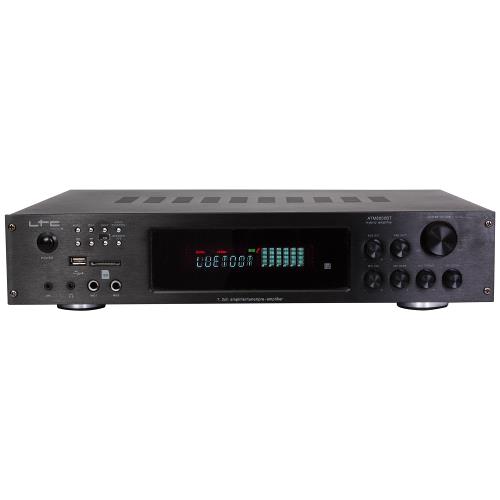 LTC Audio ATM8000BT 5.2 hifi versterker met bluetooth & karaoke  4 x 75w + 3 x 20w (0)