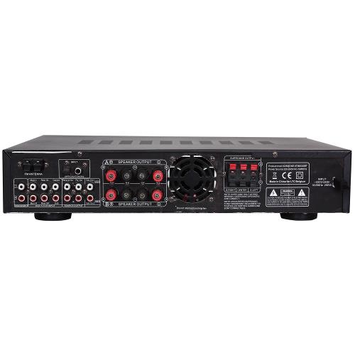 LTC Audio ATM8000BT 5.2 hifi versterker met bluetooth & karaoke  4 x 75w + 3 x 20w (1)