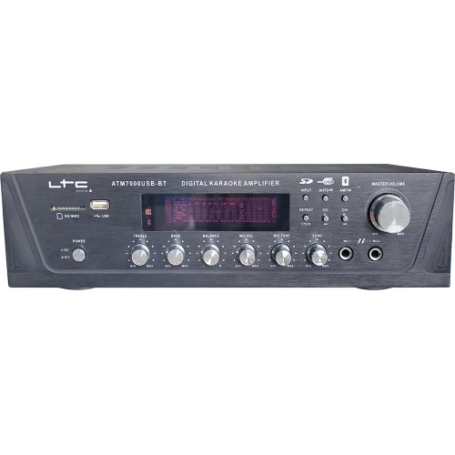 LTC Audio Atm7000usb-bt 2x50w stereo versterker met digital tuner