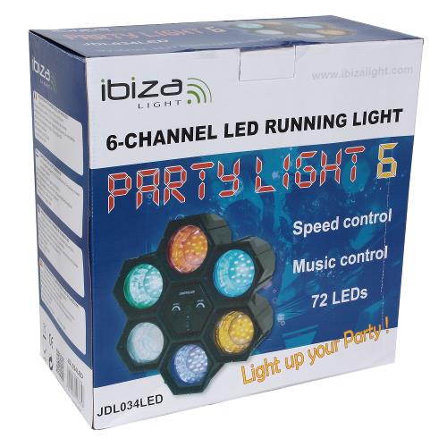 Ibiza Light JDL034LED Koppelbaar led-licht 6 modules (1)
