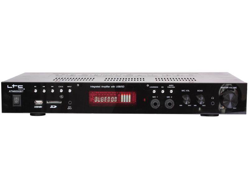 LTC Audio ATM6000BT Hifi stereo versterker met bluetooth & karaoke 2 x 50w (0)