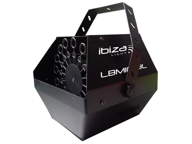 Ibiza Light LBM10-BL Draagbare bellenblaasmachine zwart (0)