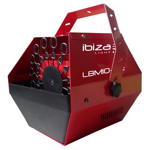Ibiza Light LBM10-RE Draagbare bellenblaasmachine rood (0)
