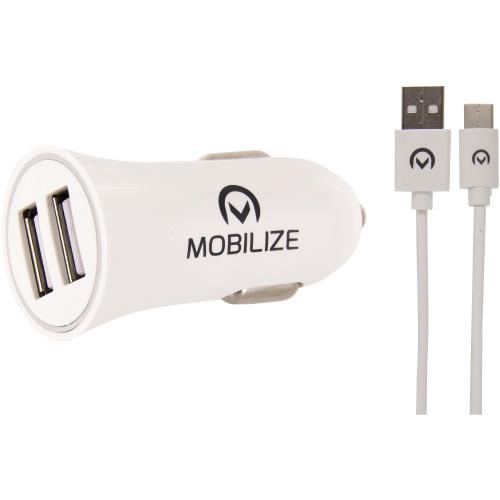 Mobilize 23127 Universele AC Stroom Adapter USB / 1x Auto