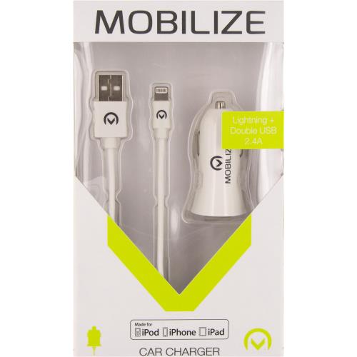 Mobilize 23123 Universele AC Stroom Adapter USB / 1x Auto