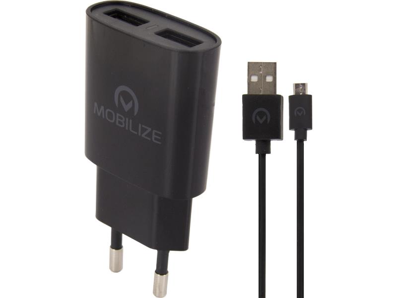 Mobilize 23118 Universele AC Stroom Adapter USB / Micro-USB