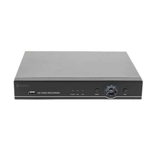 König SAS-AHD1004 4-Kanaals CCTV Recorder HDD 1 TB
