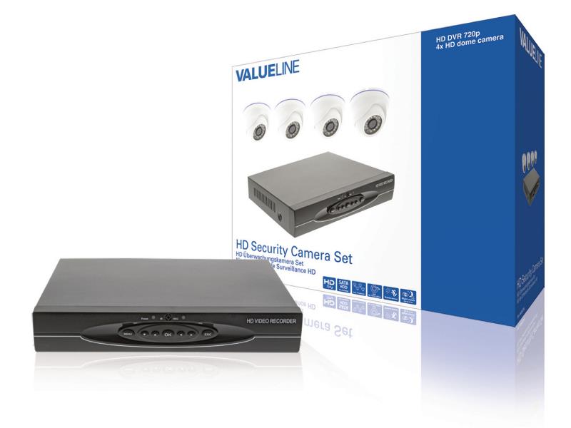 Valueline SVL-AHDSET04 CCTV-Set HDD - 4x Camera