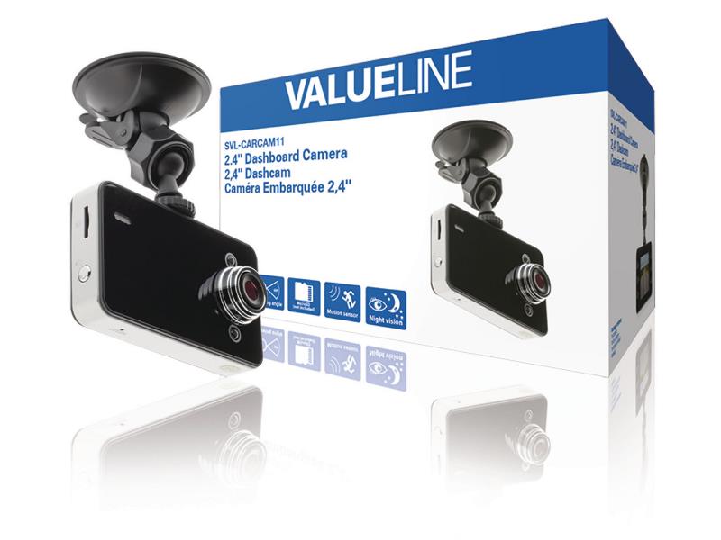 Valueline SVL-CARCAM11 2.4 " Dashboard-Camera 1280x720