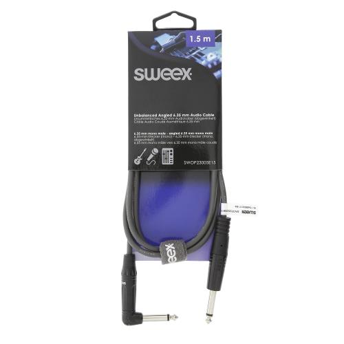 Sweex SWOP23005E15 Mono Audiokabel 6.35 mm Male - 6.35 mm Male 1.5 m Donkergrijs