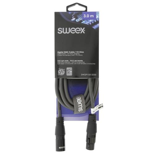 Sweex SWOP15012E30 XLR Digitale Kabel XLR 3-Pins Male - XLR 3-Pins Female 3.0 m Donkergrijs