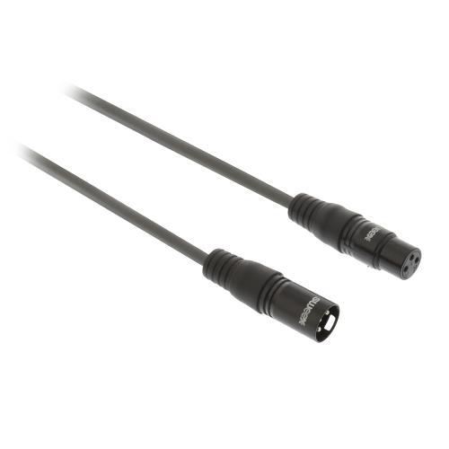 Sweex SWOP15012E50 XLR Digitale Kabel XLR 3-Pins Male - XLR 3-Pins Female 5.0 m Donkergrijs
