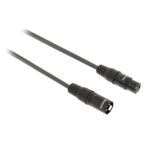 Sweex SWOP15012E150 XLR Digitale Kabel XLR 3-Pins Male - XLR 3-Pins Female 15.0 m Donkergrijs