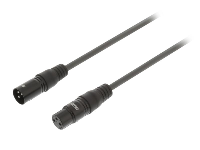 Sweex SWOP15012E200 XLR Digitale Kabel XLR 3-Pins Male - XLR 3-Pins Female 20.0 m Donkergrijs