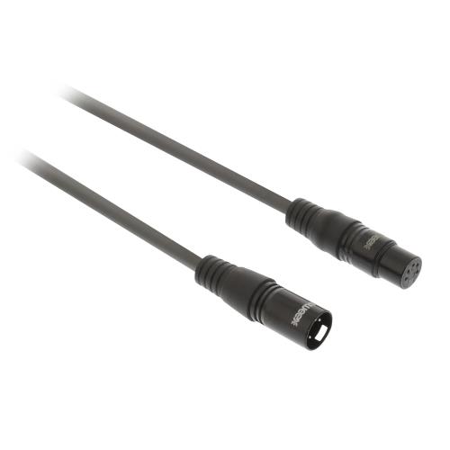Sweex SWOP15500E05 XLR Digitale Kabel XLR 5-Pins Male - XLR 5-Pins Female 0.50 m Donkergrijs