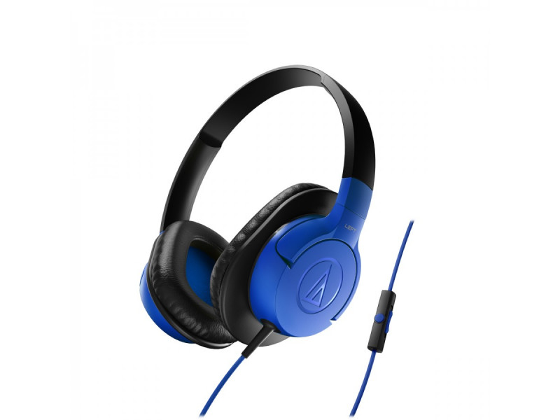 Audio Technica ATH-AX1IS portable hoofdtelefoon blauw