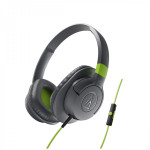 Audio Technica ATH-AX1IS portable hoofdtelefoon groen/grijs