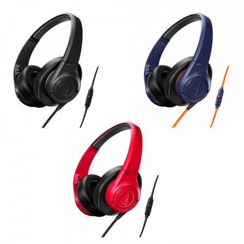 Audio Technica ATH-AX3IS portable hoofdtelefoon kleuren